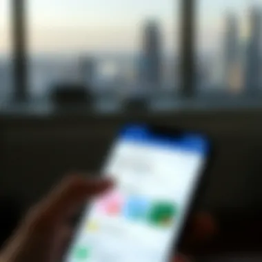 Navigating the Digital Wellbeing Interface User interface of Digital Wellbeing application on a smartphone