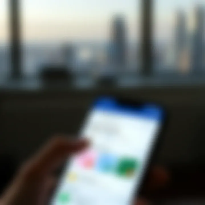 Navigating the Digital Wellbeing Interface User interface of Digital Wellbeing application on a smartphone