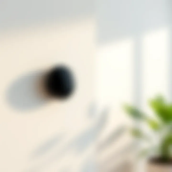 Google Nest wall mount showcasing sleek design and functionality