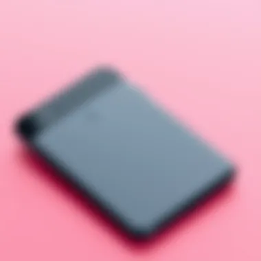 Close-up view of Google Pixel 6 showcasing its sleek design