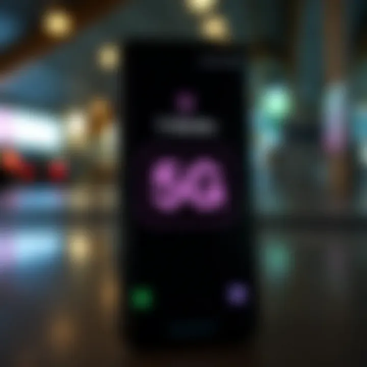 Google Pixel 6 displaying T-Mobile's 5G network connectivity