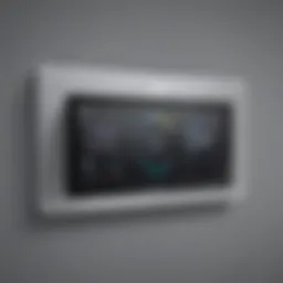 Modern smart home control panel