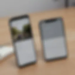 A smartphone showcasing Google Translate's voice activation feature.