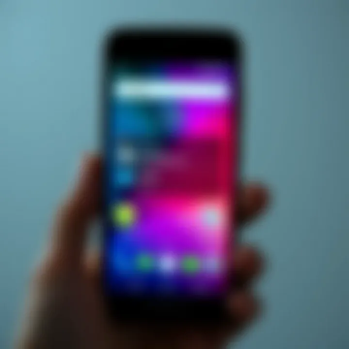 User interface of Moto G