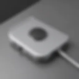 An elegant MagSafe phone grip showcasing its sleek design and functionality