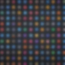 A vibrant collection of various message icons on an Android device