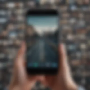 Memories Captured Artistic interpretation of memories being captured and stored in a smartphone