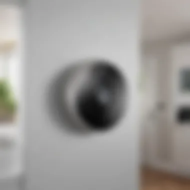 Illustration demonstrating Nest Camera integration with smart home systems