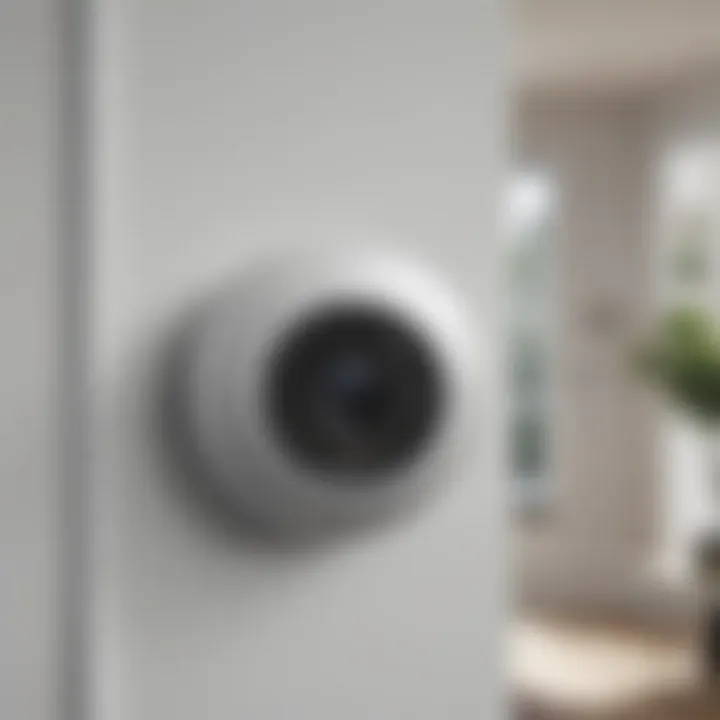 Ring Plug-In Indoor Camera installed in a smart home environment