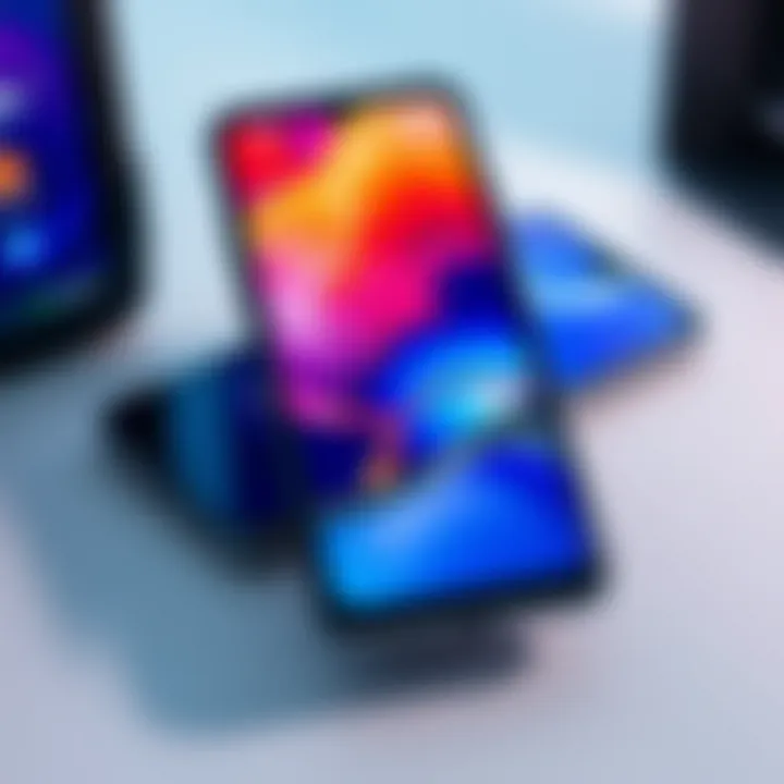 Samsung Galaxy S21+ showcasing its sleek design and vibrant display