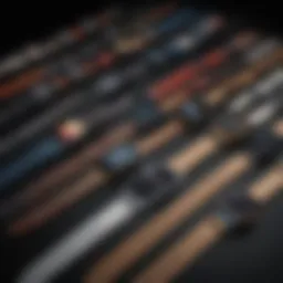Showcase of various Samsung watch bands highlighting their unique designs