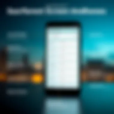 Specifications and Benefits of Large Screen Smartphones Infographic displaying specifications and benefits of large screen smartphones