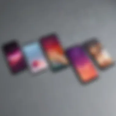 Diverse Range of LG Smartphone Models Showcasing multiple LG smartphone models