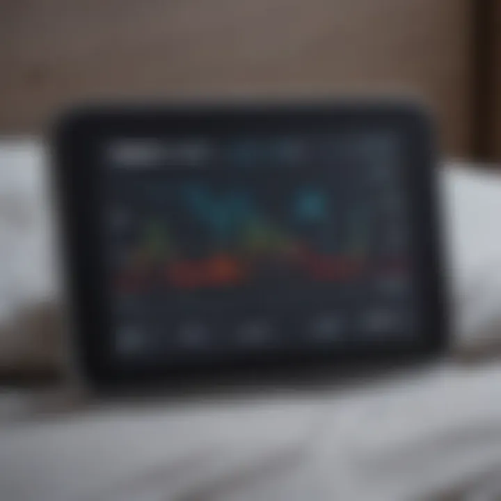 An innovative sleep tracker showcasing sleep stages.