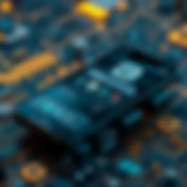 Graphical representation of market trends in smartphone technology