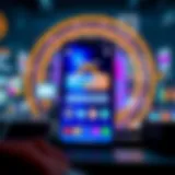 Overview of the Mega Boom app interface showcasing its user-friendly design