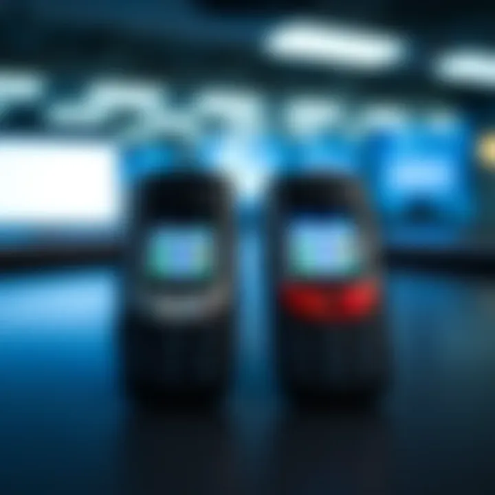 Comparison of military spec flip phones with modern smartphones