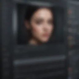 Preview of a photo text editor's user interface showcasing various features