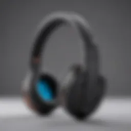 Close-up view of PLT BBFit headphones showcasing ergonomic design