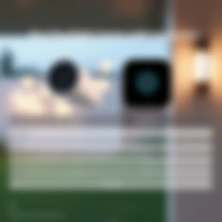 Comparison of Ring Floodlight Camera with Competitors Comparative analysis chart between Ring Floodlight Camera and its market competitors