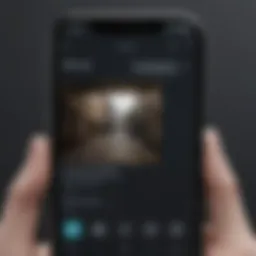 Interface of the Secret Talk app showcasing messaging features