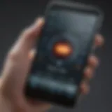 A digital representation of burner phone technology