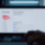 View of Google Account Settings Interface