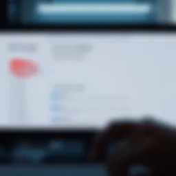 View of Google Account Settings Interface