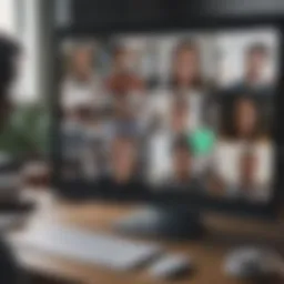 Overview of Google Hangouts interface showcasing its features