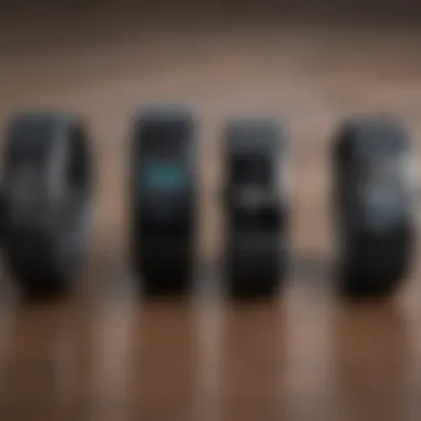 Price comparison chart of popular fitness trackers