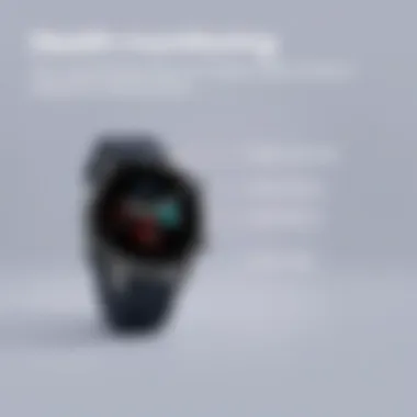 Galaxy Watch Active 4 showcasing health monitoring features