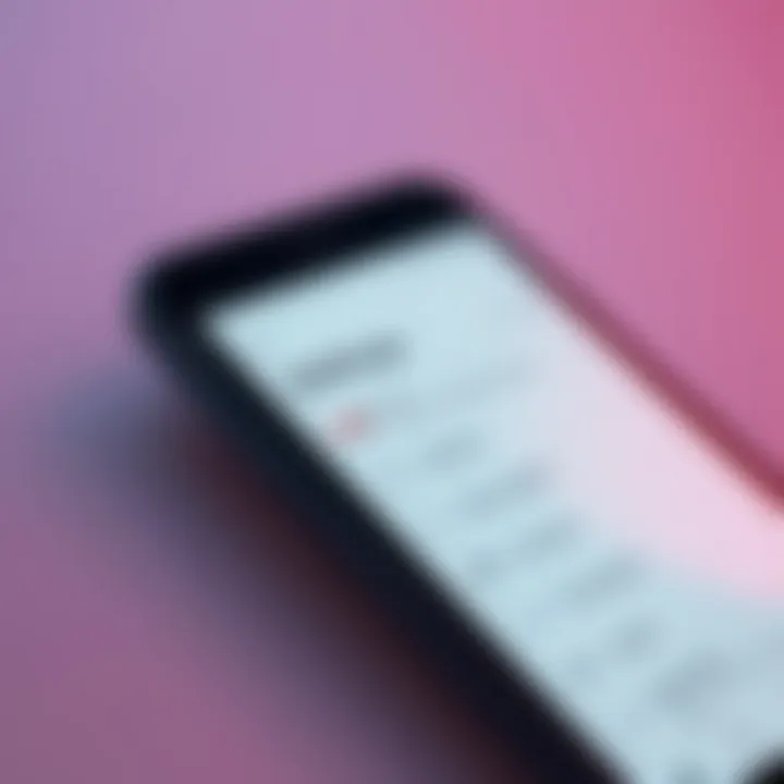 Settings menu on a smartphone with Gmail options highlighted