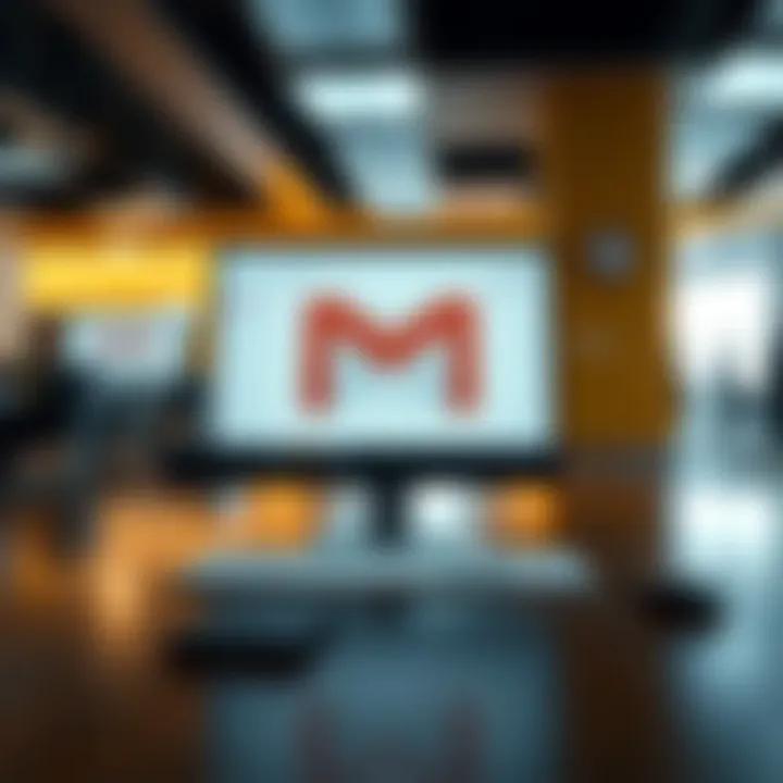 Visual depiction of Gmail's role in the Google ecosystem