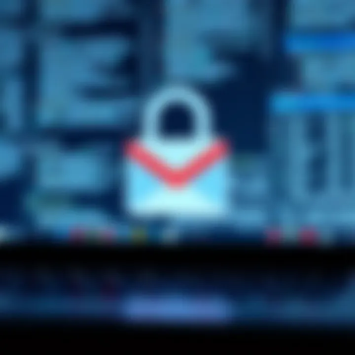 Representation of enhanced security measures in Gmail