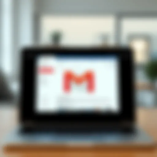 Sleek User Interface of Gmail Gmail user interface showcasing new design features