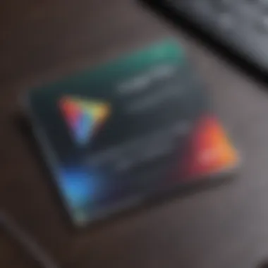 Unique Activation Code on Google Play Card Illustration of Google Play card with activation code