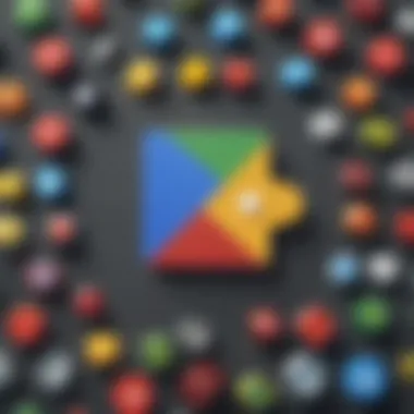 Rewards Galore with Google Play Points Illustration depicting Google Play Points rewards