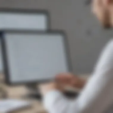 Email Management Strategies Person reviewing email management strategies.