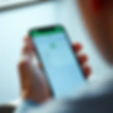 Accessing Wi-Fi settings on a smartphone