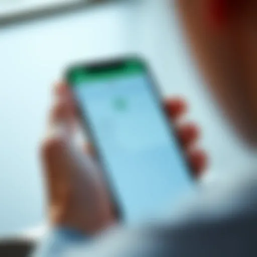 Accessing Wi-Fi settings on a smartphone