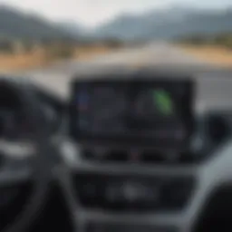 A smartphone displaying the Android Auto interface