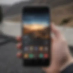Android settings menu for image resizing
