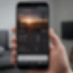 User interface of alarm settings on Android