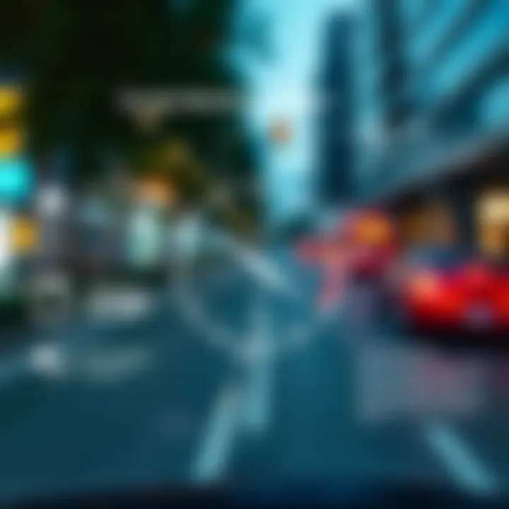 Diagram illustrating the impact of speed monitoring on urban mobility