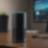 User adding a new account to Amazon Alexa