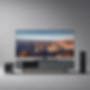 Modern Technological Devices Sleek design of iPhone and Samsung TV