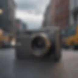 Kasa battery camera showcasing sleek design and portability