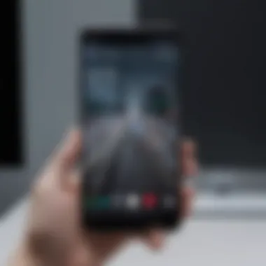 LG phone showcasing advanced technology