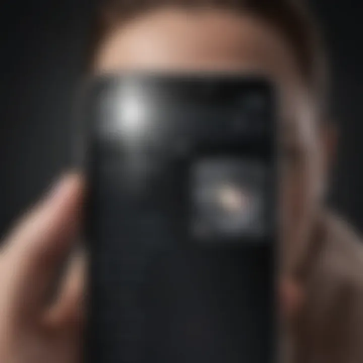 Samsung phone flashlight settings adjustment