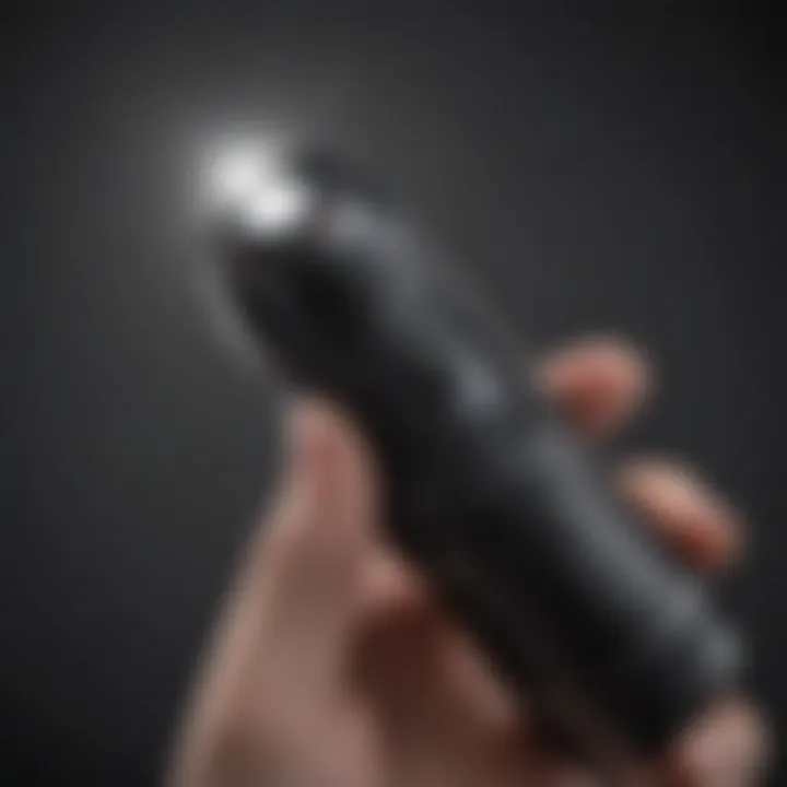 Using voice command to activate flashlight on Samsung phone
